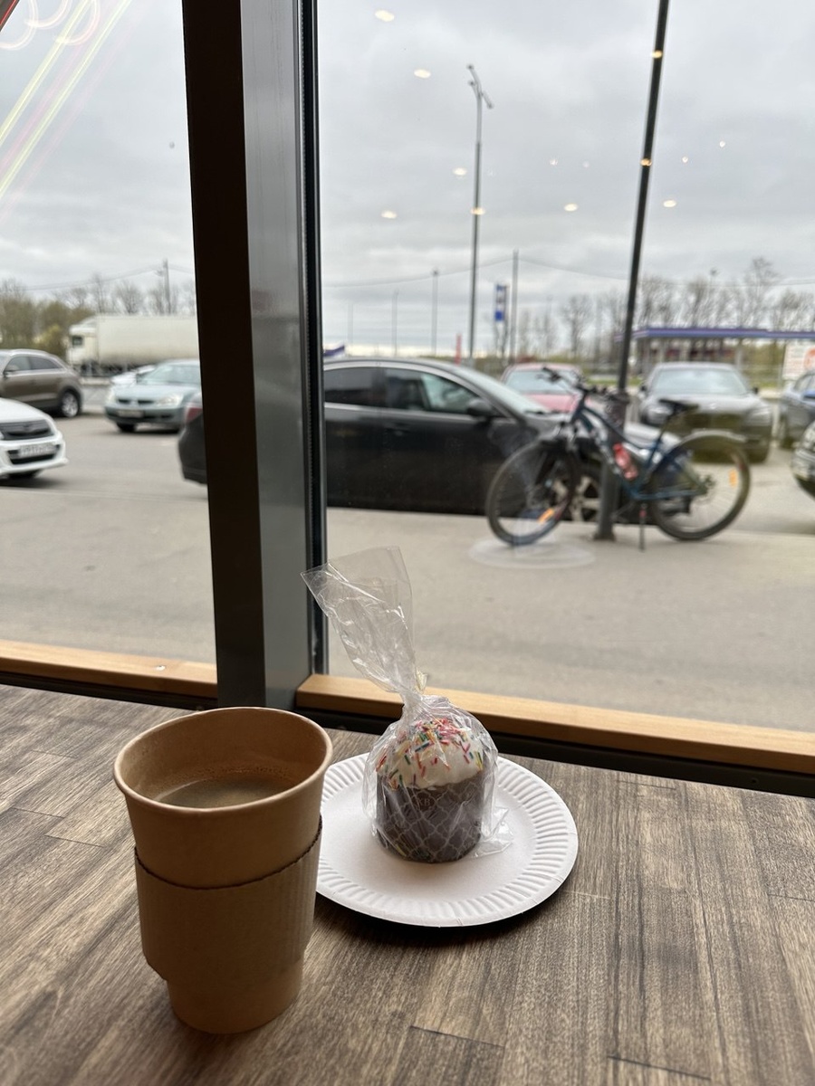 Пасхальный куличик и чашечка ароматного кофе 😌 В этом году планирую повторить