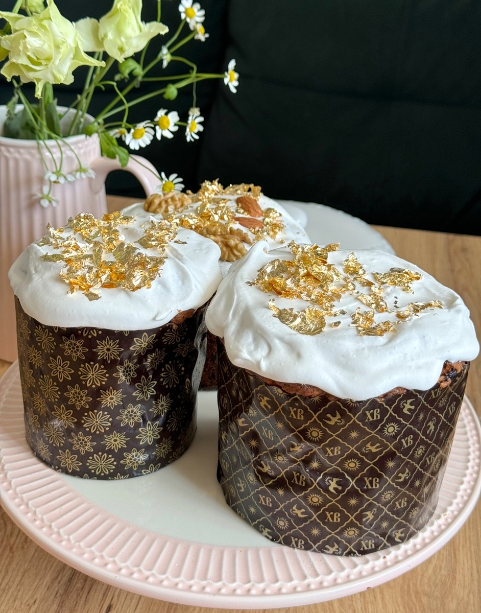 Куличи по этому рецепту (1,5 порции замес)