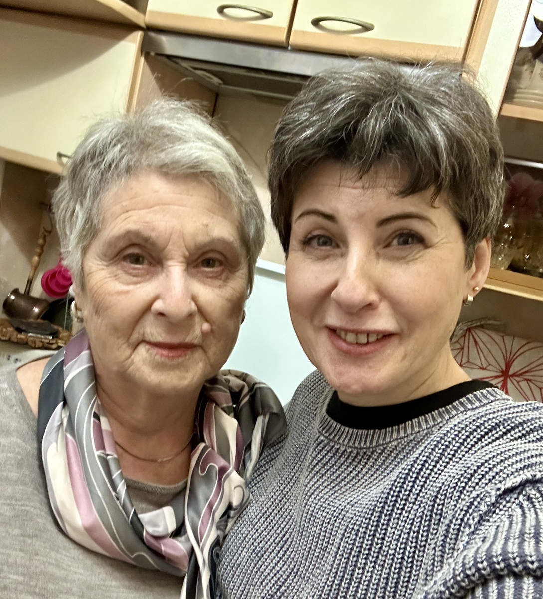 Это мы с мамой