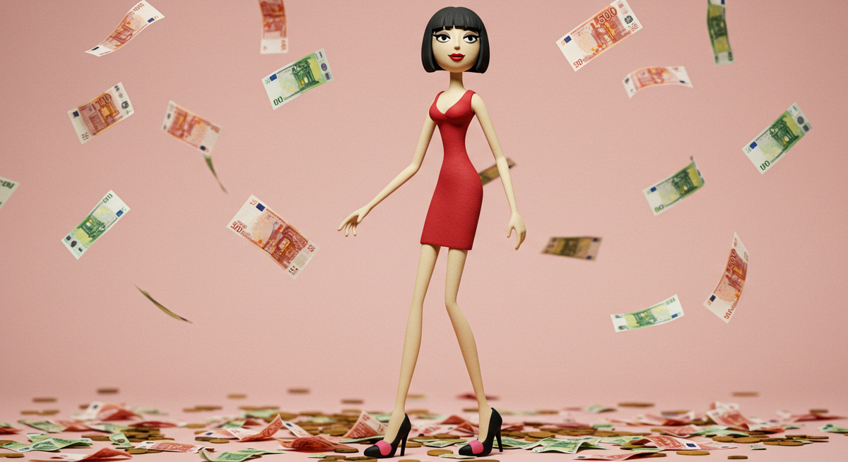 Изображение денежных знаков носит символический характер для передачи энергии денег