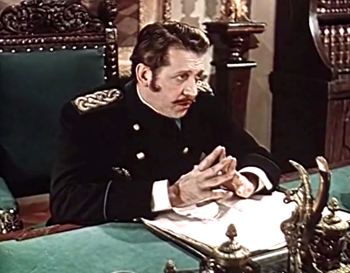 Кадр из кинофильма "Гуттаперчевый мальчик", 1957 г., режиссер Владимир Герасимов, сценарист Михаил Вольпин, Антонио Спадавеккиа (скриншот)