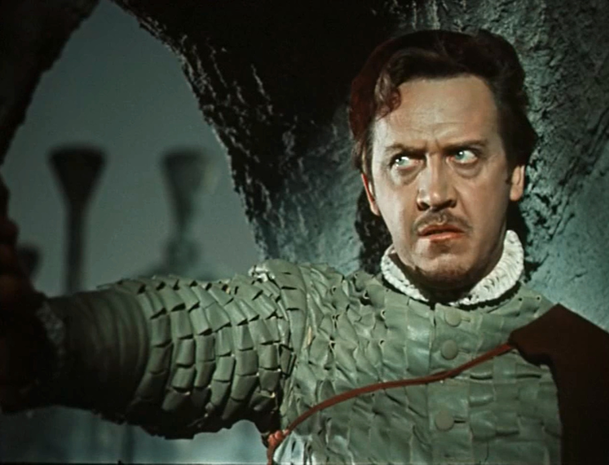 Кадр из кинофильма "Отелло", 1955 г., режиссер и сценарист Сергей Юткевич, композитор Арам Хачатурян (скриншот)