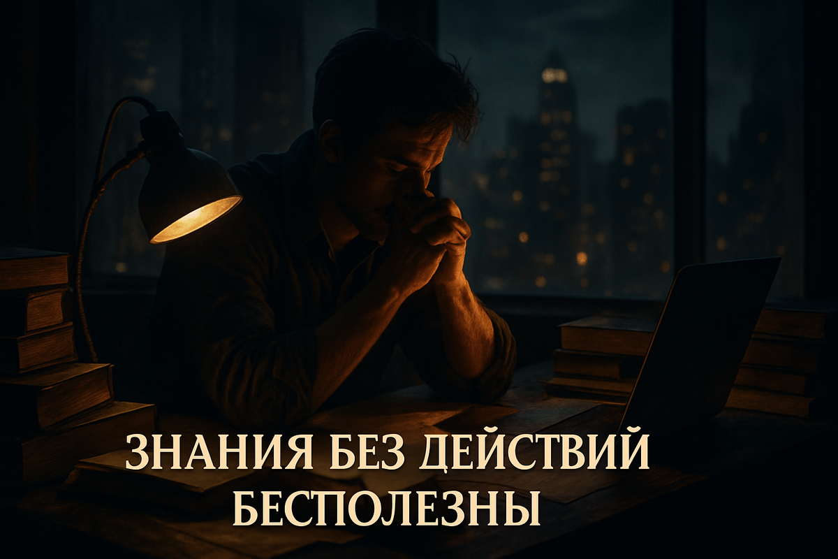 Знания и действия имеют различную когнитивную основу