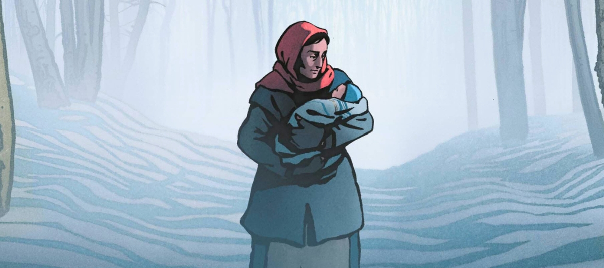 Кадр из фильма «La Plus Précieuse des Marchandises». Режиссер: Мишель Хазанавичус. Производство: BE TV, Belfius, Canal+ [fr], Casa Kafka Pictures, Centre National du Cinéma, Ciné, Cinéaxe 4, Cinémage 17, Cin?cap 6, Cin?venture 8, Claims Conference, Département de la Charente, Eurimages, Eurométropole de Strasbourg, European Jewish Fund, Ex Nihilo, Fondation Claims, Fondation du Juda?sme de Belgique, Fondation pour la Mémoire de la Shoah, France 3 Cinéma, France Télévision, Indéfilms 11, La Banque Postale Image 16, La Direction de L'Audiovisual de Communaute Francaise de Belgique, Le Tax Shelter du Gouvernement Fédéral de Belgique, Les Compagnons du Cinema, Les Films du Fleuve, Magelis, Orange Cinéma Séries, Palatine Étoile 20, Procirep, Région Grand Est, Région Nouvelle-Aquitaine, Région Occitanie/Pyrénées-Méditerranée, Radio Télévision Belge Francofone (RTBF), Sacem, Société des Producteurs de L'Angoa, SofiTVcin? 10, Studio Canal, The EVZ Foundation, VOO, Wallimages. Прокат: Экспонента