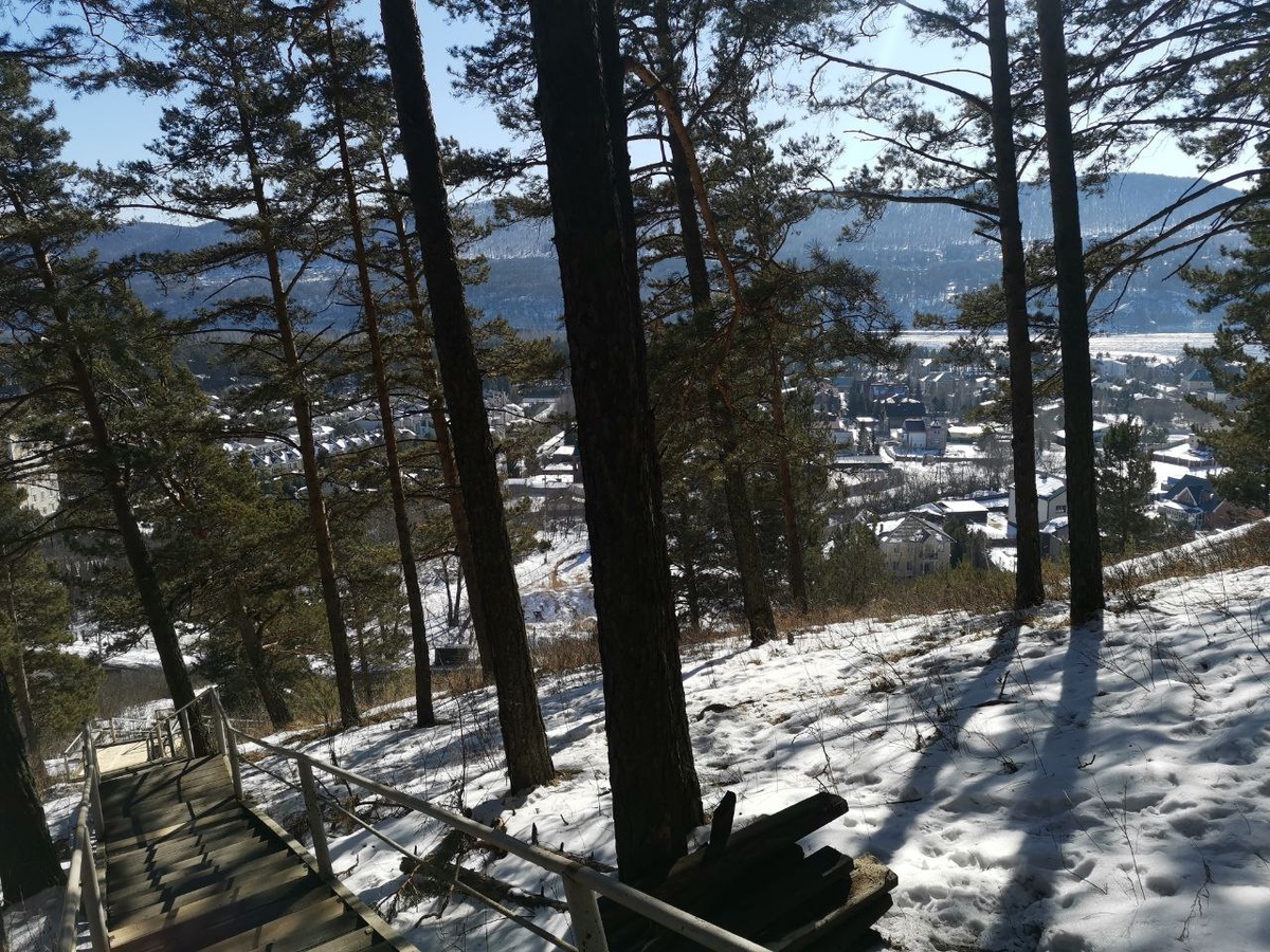 Вид на Красноярск