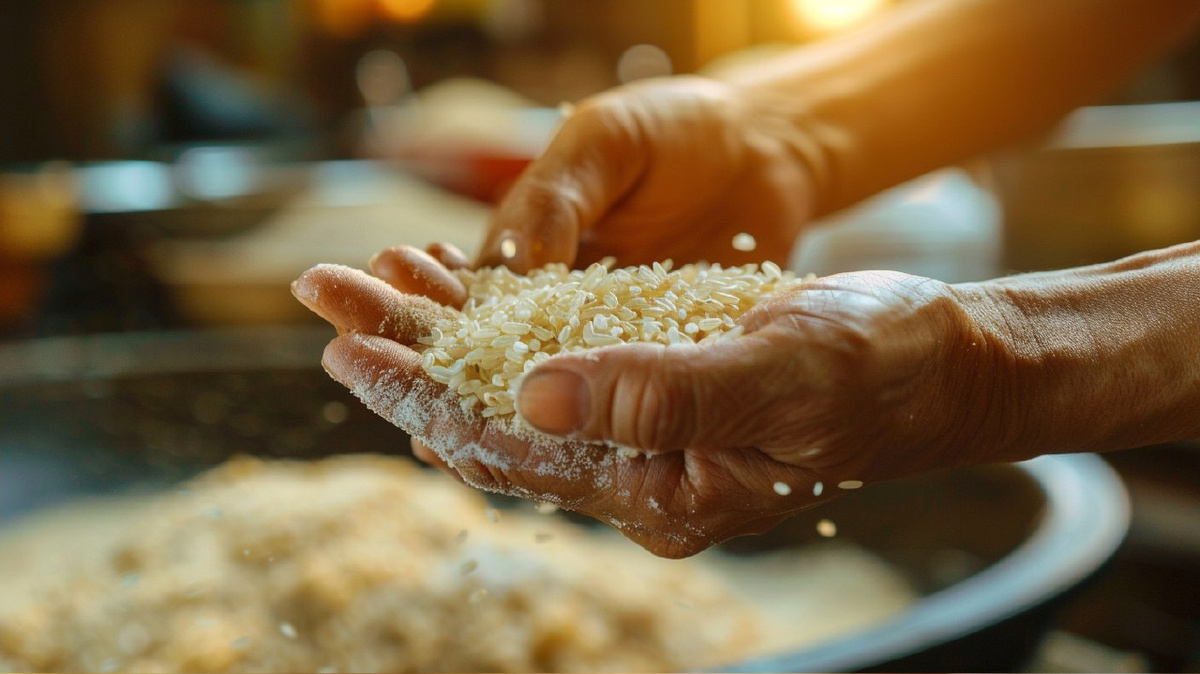 Рис на кухне