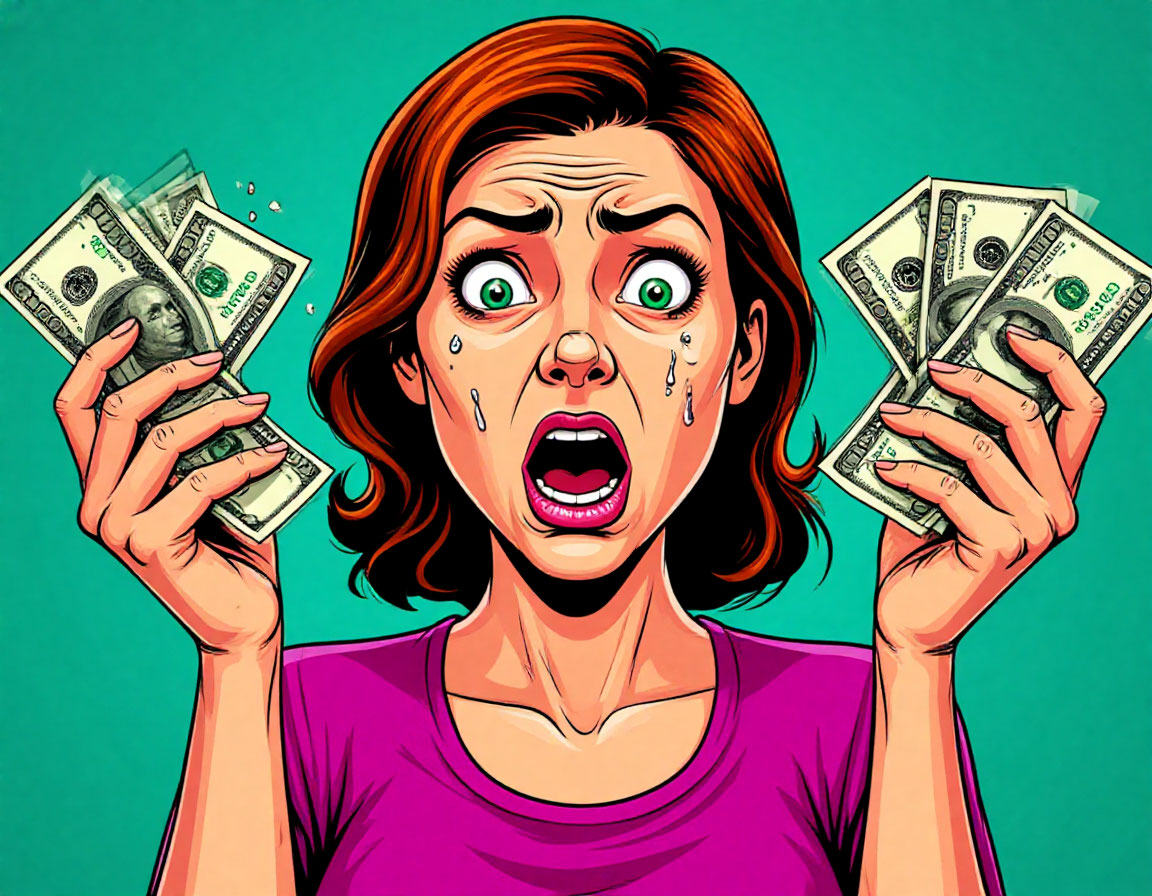 Что? Чихаешь от денег? Или глаза слезятся?