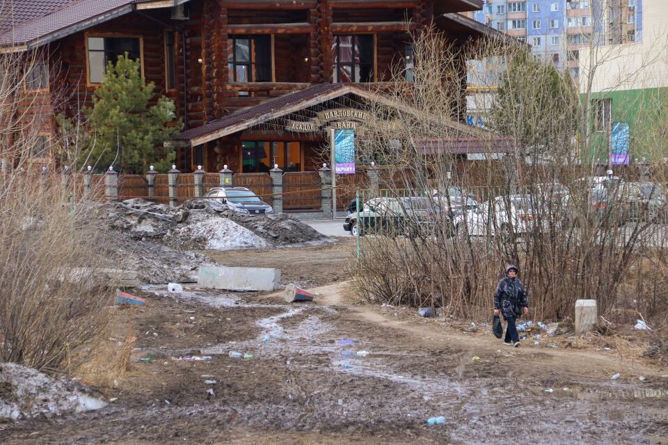    Территория будущего парка на ул. Шумакова, 9. Источник: Виталий Барабаш