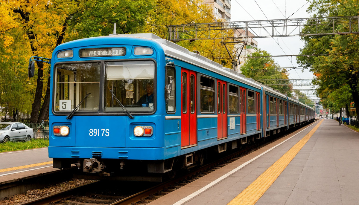 Это тоже был заброс. Поезд Московского метро: 81-717.5(который все знают с детства - результат феноменальный)