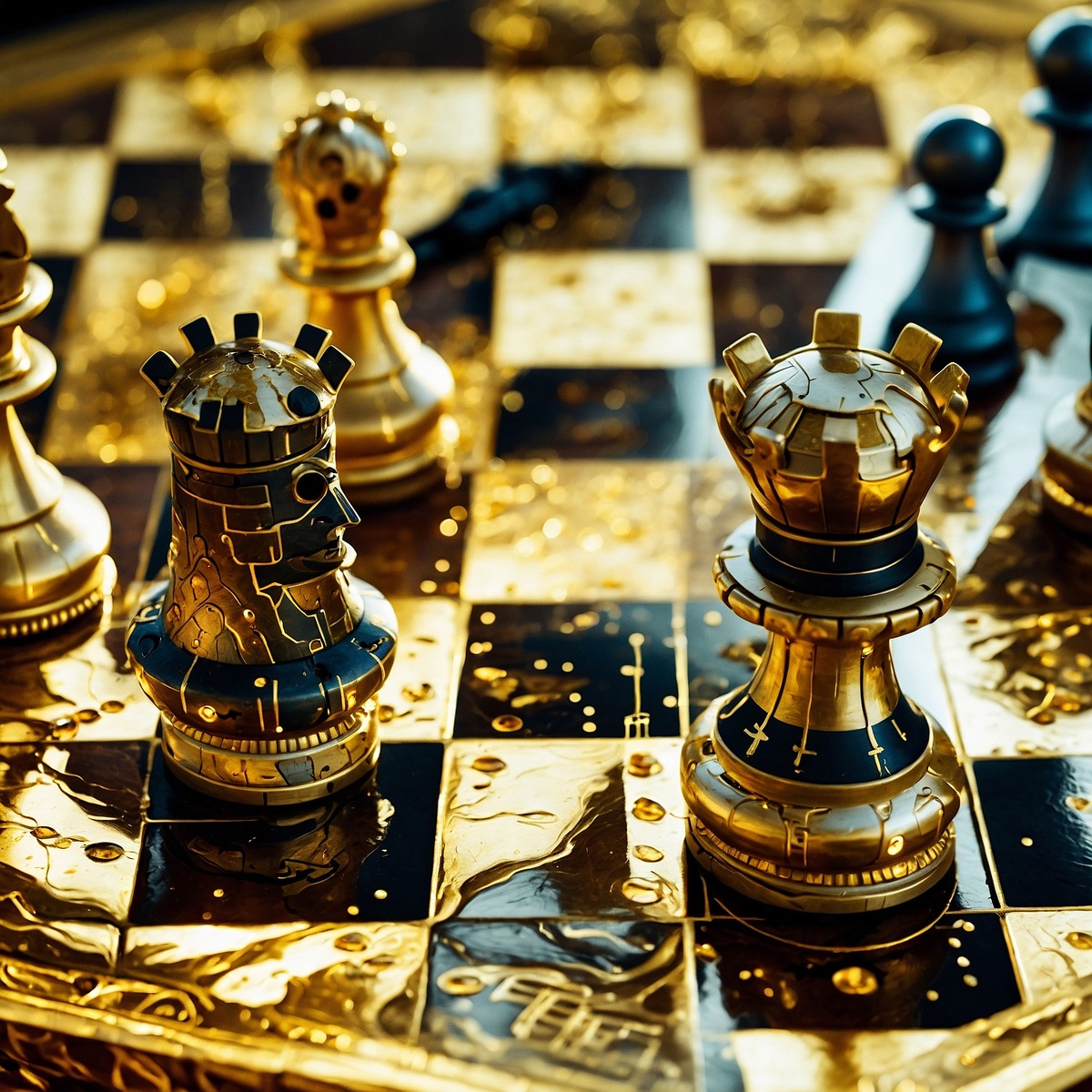 Гладиаторы из золота — Последняя партия.
