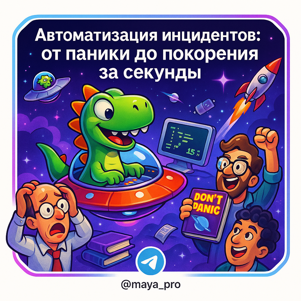    Автоматизация управления инцидентами: от паники до покорения IT-галактики за секунды! Артур Хорошев