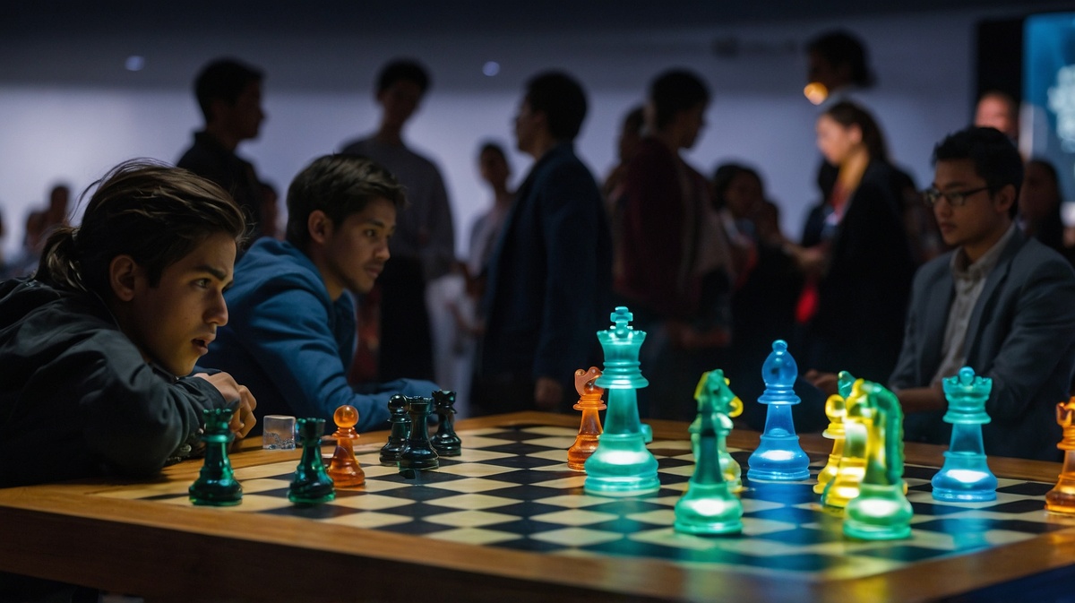 Шахматная симфония — Гармония стратегии и искусства.
