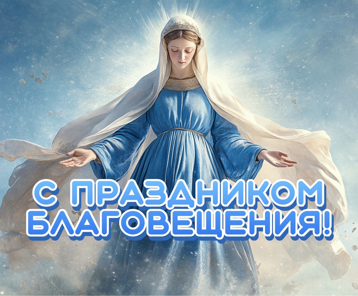 С Благовещением, с праздником радостных вестей и чудесных встреч! В этот светлый день желаю, чтобы в вашей жизни всегда было самое ценное: крепкое здоровье, любовь близких, доброта, сострадание, непоколебимая вера и мир в душе. Пусть эти бесценные сокровища станут для вас путеводными звездами, указывающими дорогу к счастью и процветания! 