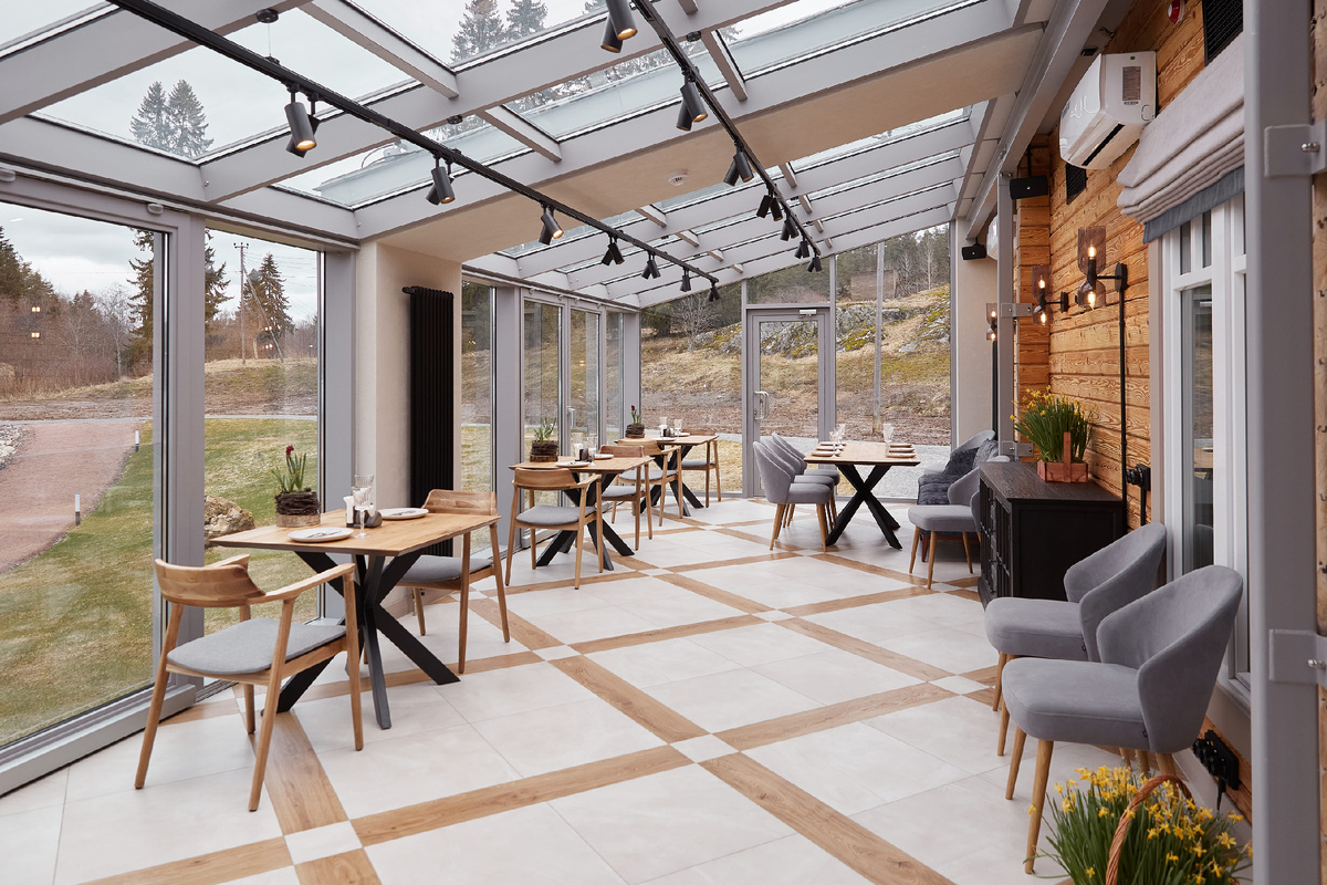 Ресторан Терве Ранта для свадьбы в Карелии, терраса