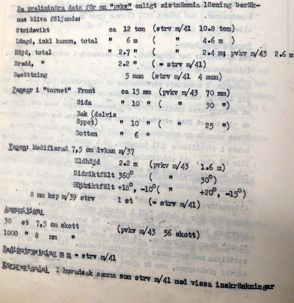 Первые задумки по переделке танка в САУ, декабрь 1950 года.