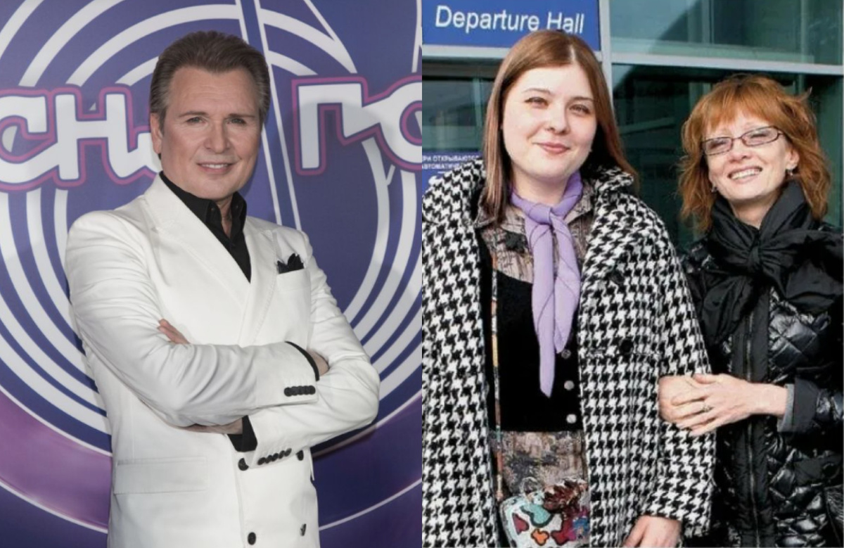 на фото Александр Малинин и Ольга Зарубина с дочерью 