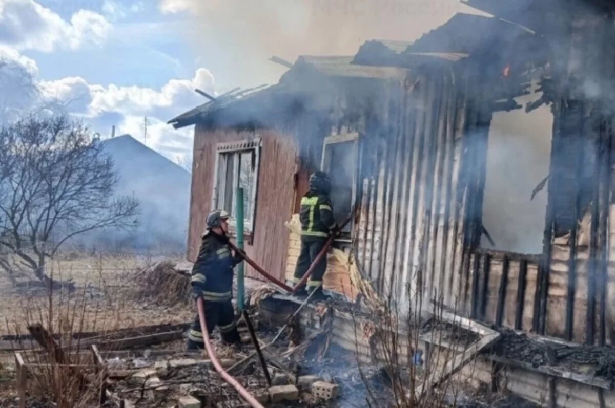    При пожаре в поселке под Ковровом погибла женщина