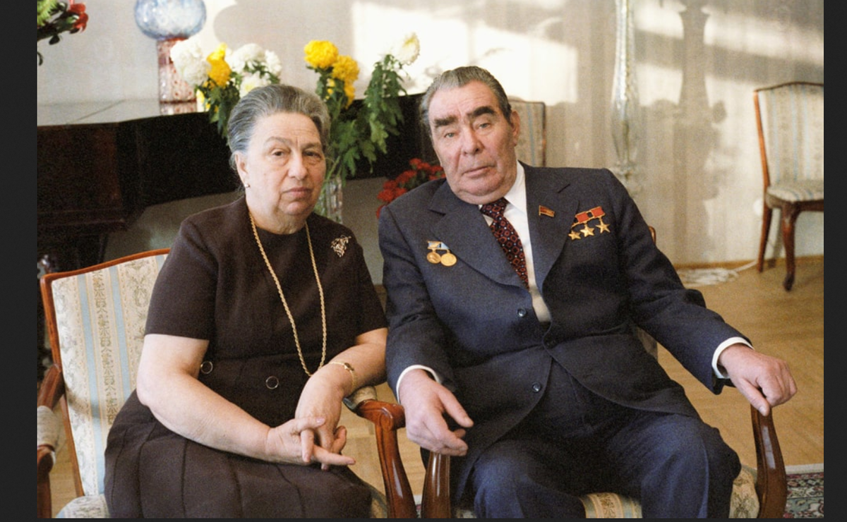 Виктория Петровна и Леонид Ильич Брежневы. Фото из открытого источника в Яндексе