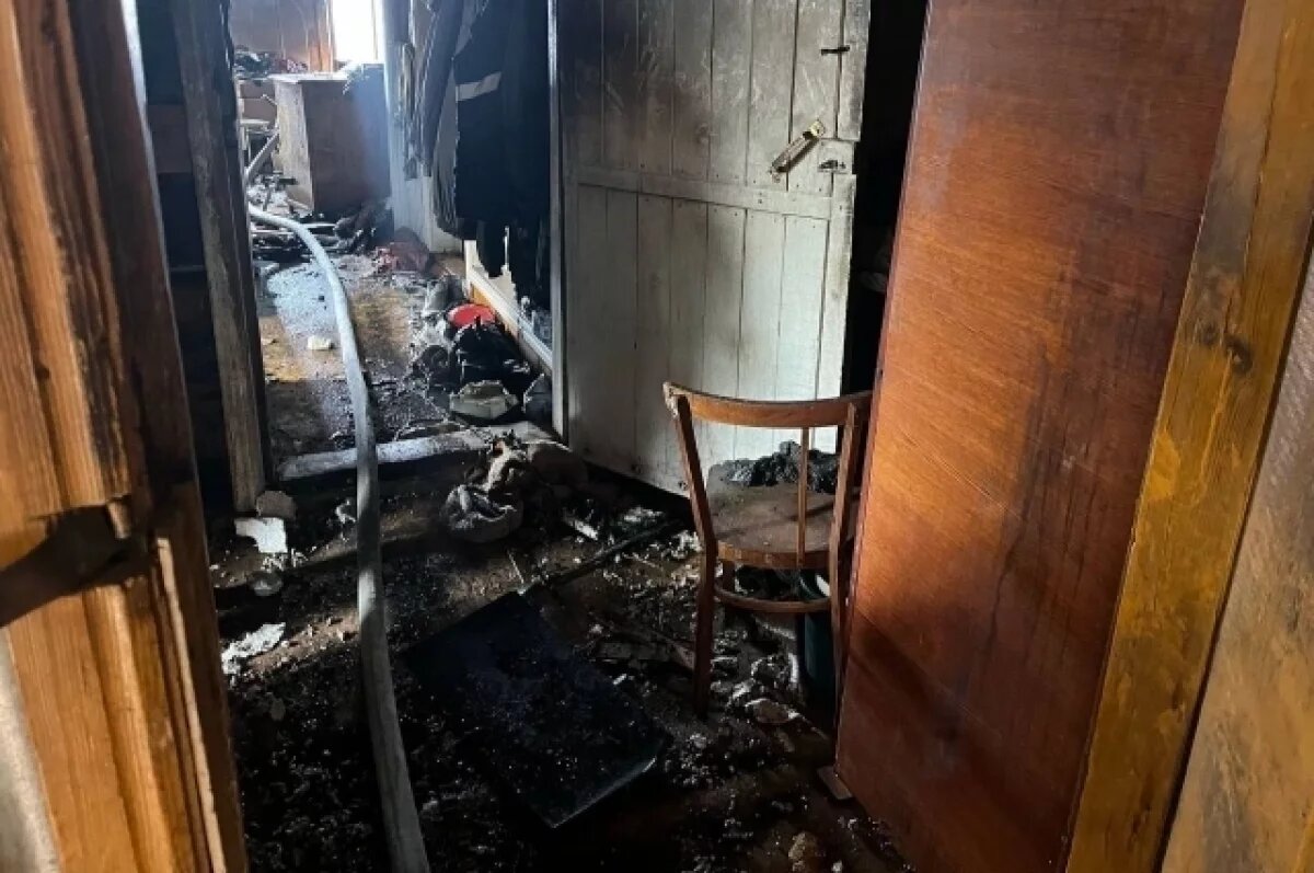    В Щучье двое мужчин сгорели при пожаре в частном доме