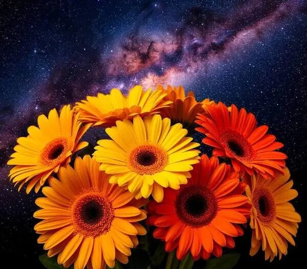   Космические композиции с настроением от AzaliaNow Мария Казённова