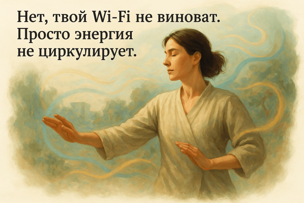    Нет, твой Wi-Fi не виноват. Просто энергия не циркулирует. Константин Мухин