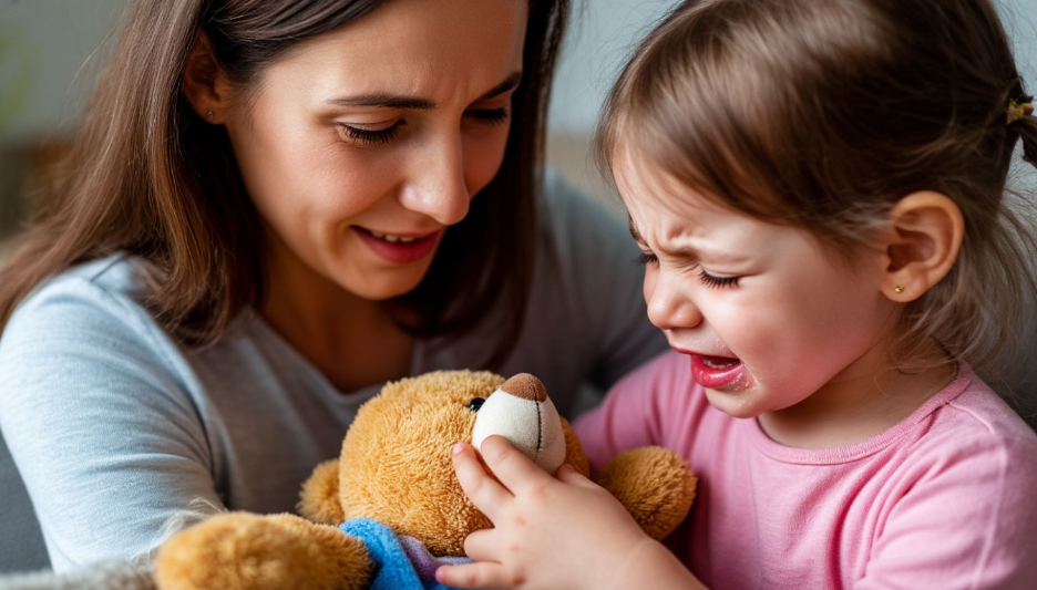 ...сесть рядом и вместе порыдать из-за сломанной или потерянной игрушки