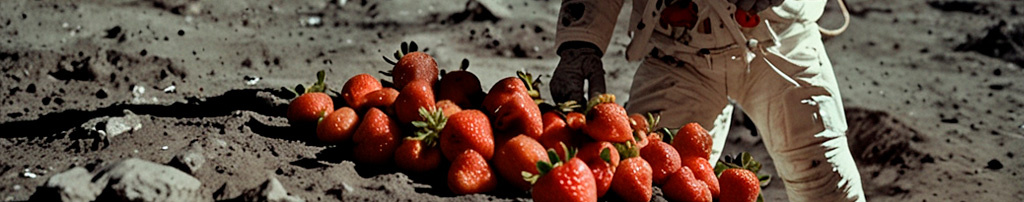 Клубника на луне)