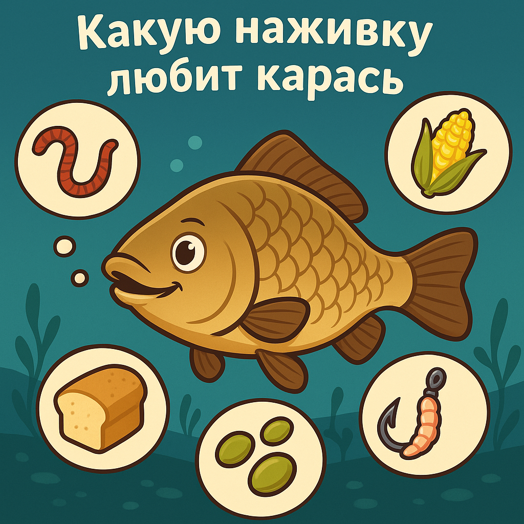 Какую наживку подавать карасю?