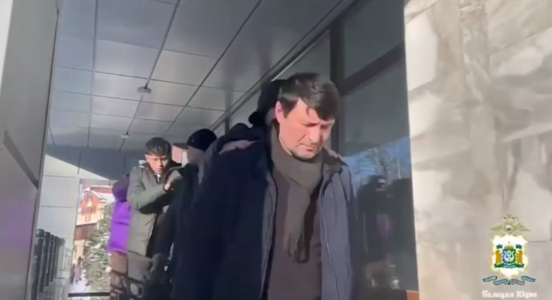 Скриншот видео полиция Югры