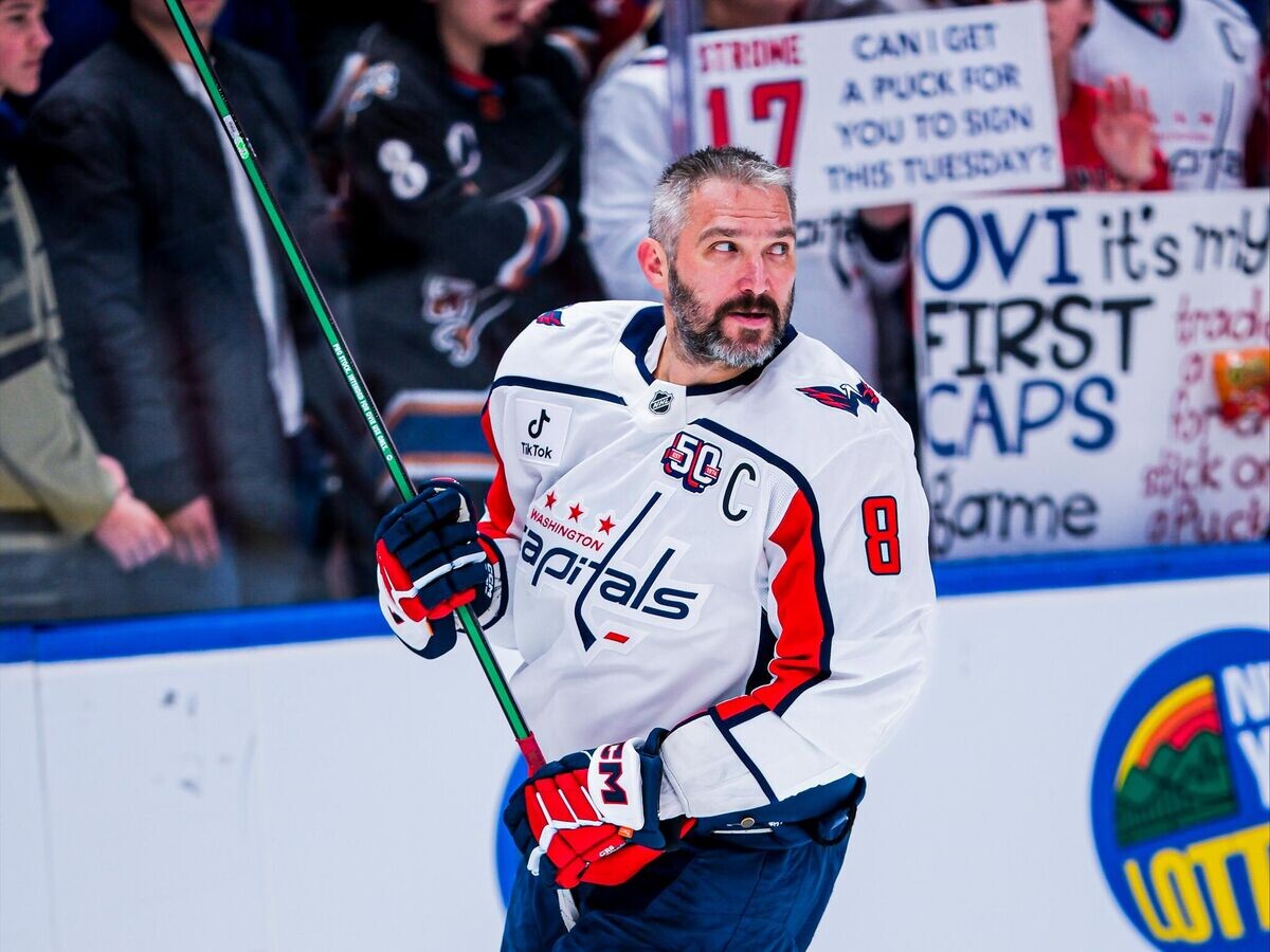    Хоккеист "Вашингтон Кэпиталз" Александр Овечкин© Фото : x.com/capitals