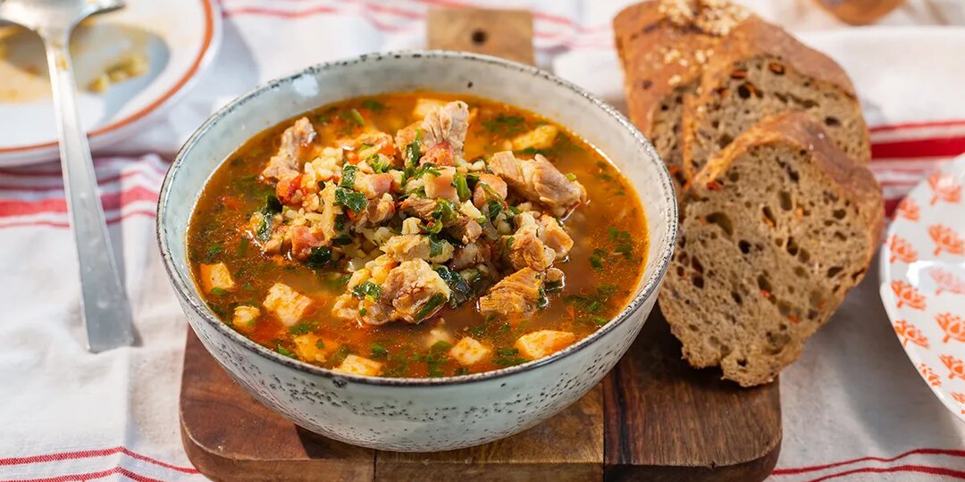 Харчо с булгуром, пошаговый рецепт с фото на 658 ккал