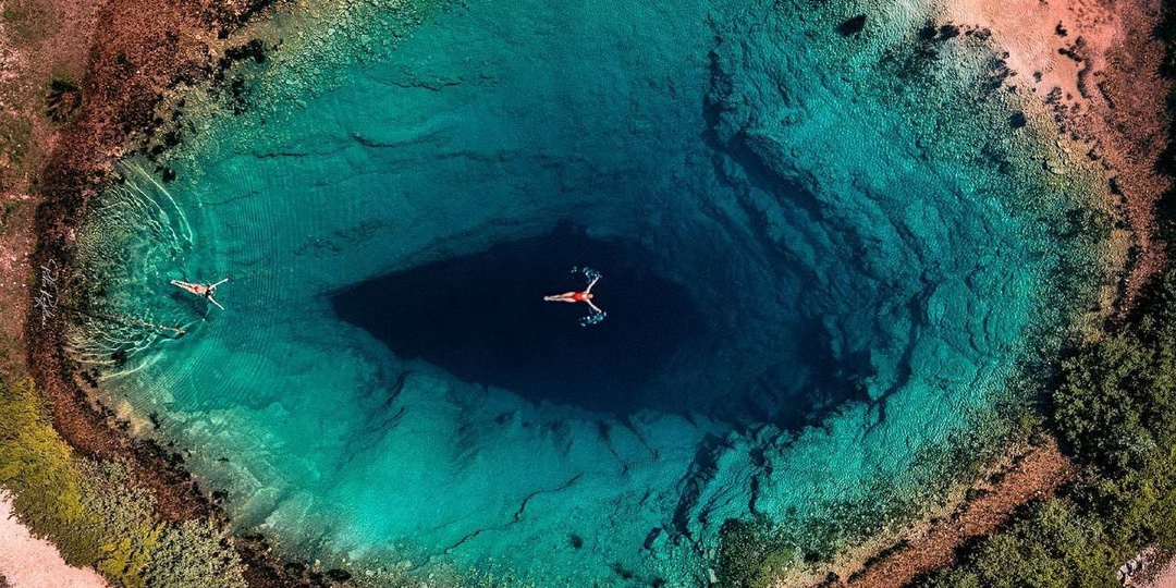 Озеро "Глаз земли" в Хорватии