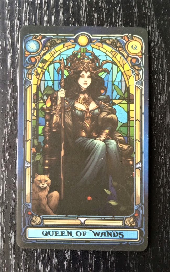 Карта дня из колоды таро "Витражное"