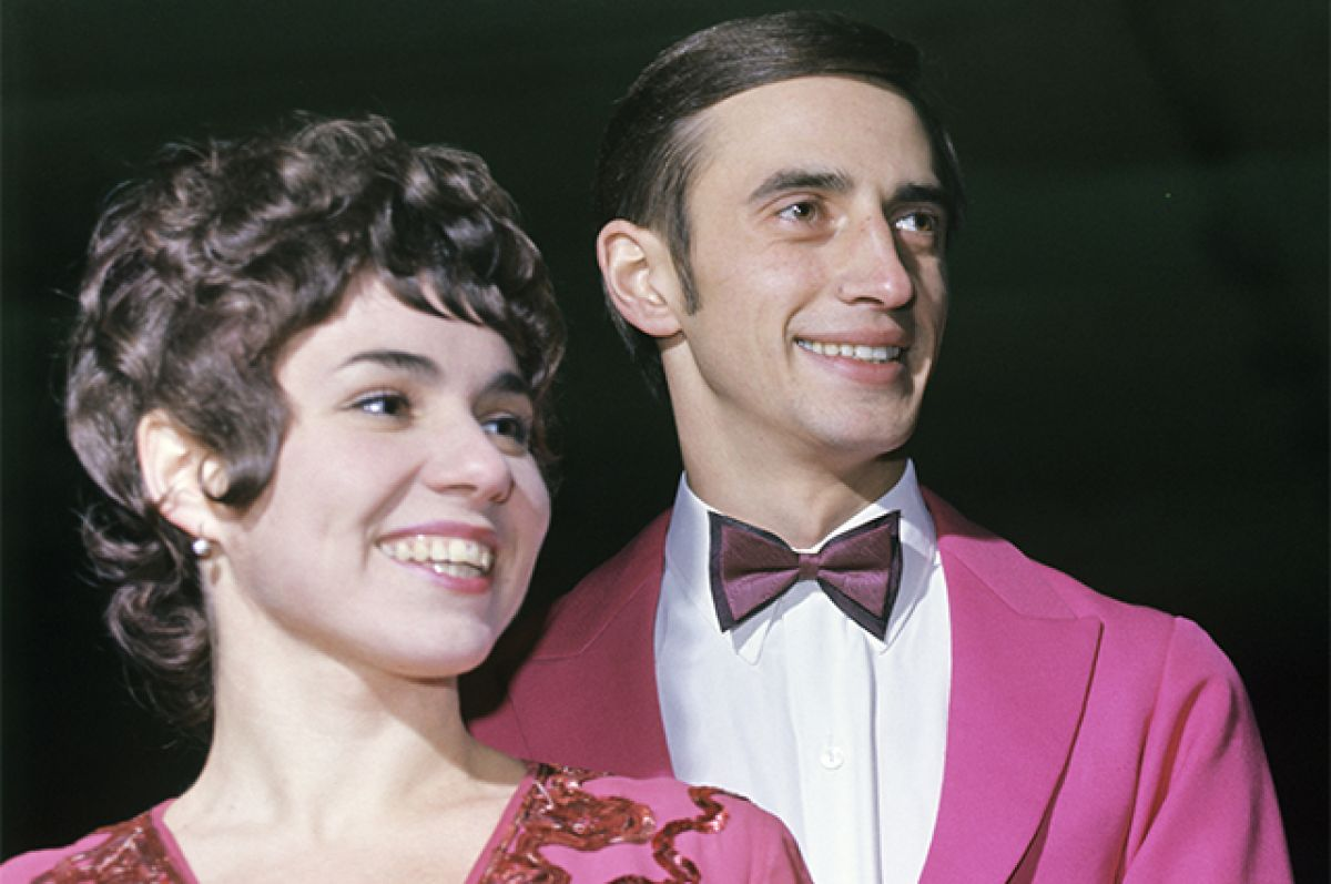 Людмила Пахомова и Александр Горшков, 1972 год