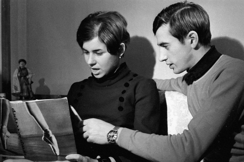 Людмила Пахомова и Александр Горшков, 1970 год