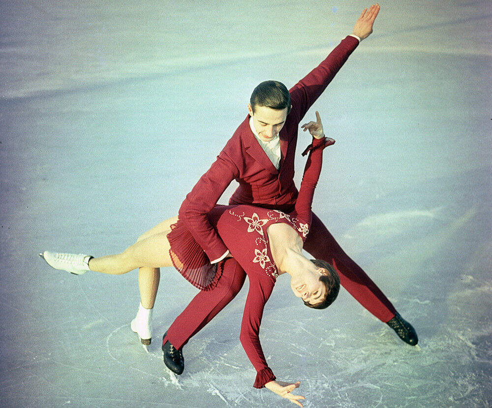 Людмила Пахомова и Александр Горшков, 1968 год