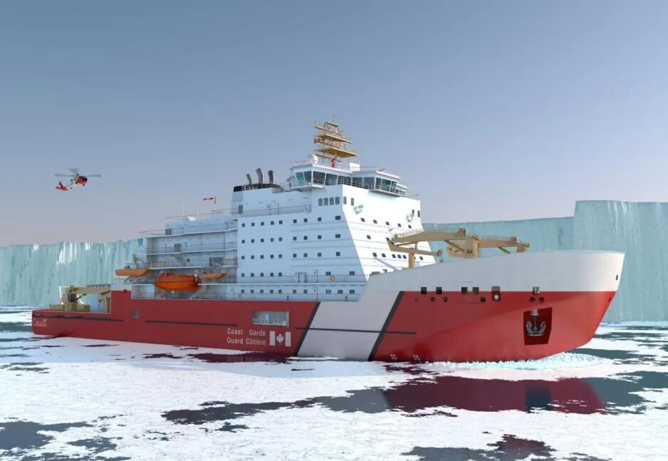 Фото: Иллюстрация ледокола Polar Max. (Источник -Davie Shipbuilding)