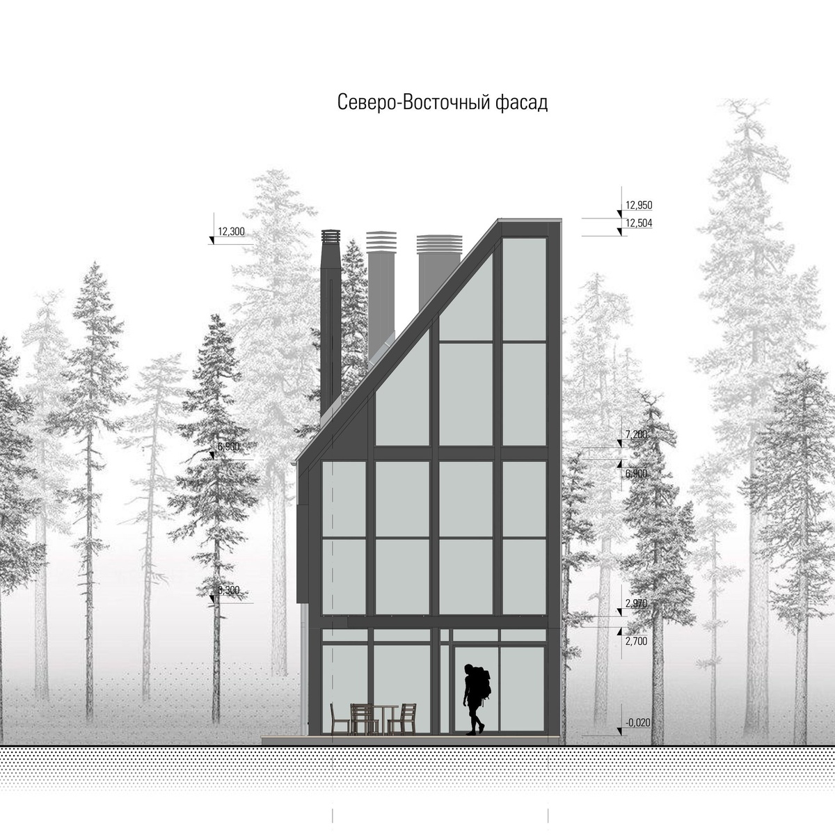архитектор Сергей Алексанин. Проект "Место Силы". Фахверковый дом.
