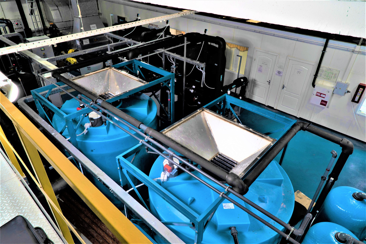 Так выглядит современное солевое хозяйство на станции умягчения воды большой производительности