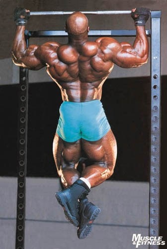 мне лично полуподтягивания дали очень много и для силы, и для мышц (на фото не я, а Ронни в лучшие свои годы)