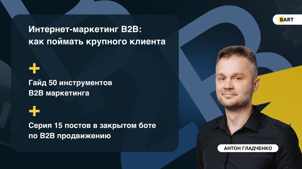 Обложка гайда по B2B маркетингу