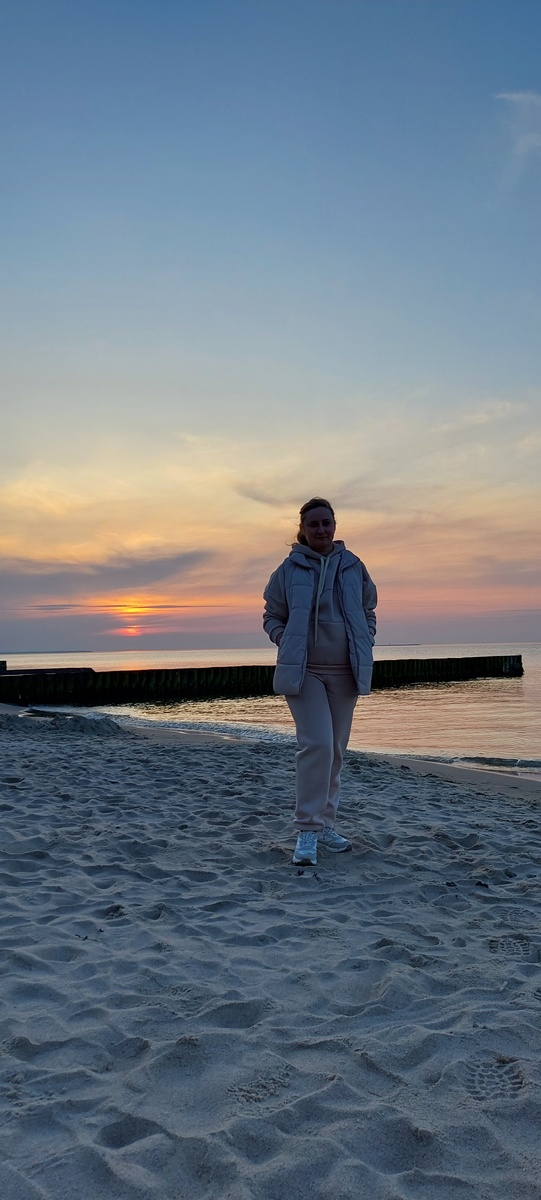 Закат на море