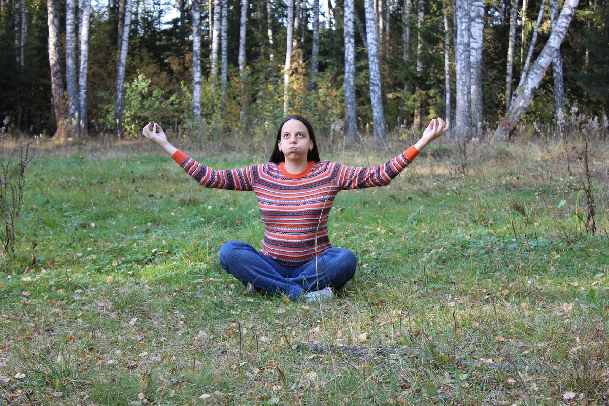 За месяц до родов первенца, довольная в неведении.