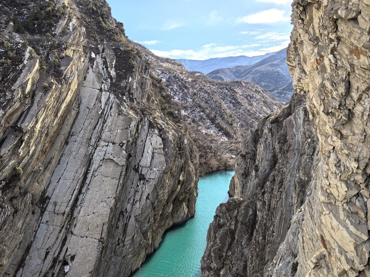 Сулакский каньон в Дагестане