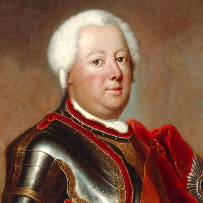 А. Пэн. Портрет Фридриха Вильгельма I. 1733