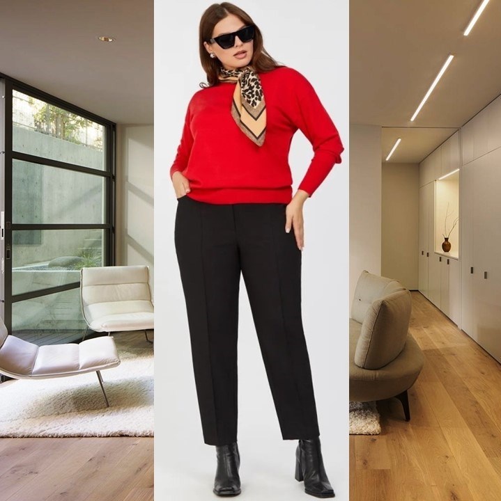 Брюки плюс сайз