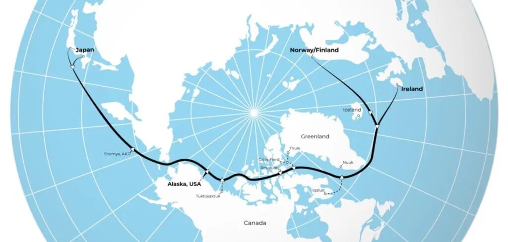 Фото: Пан-Арктический подводный кабель. 
(Источник – Fibre Systems)