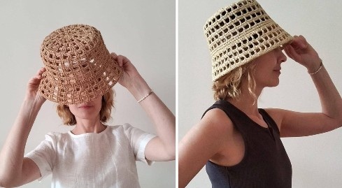 Панама крючком. Схема вязания.