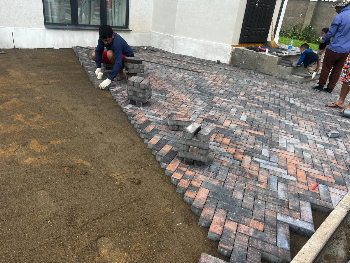 Процесс укладки