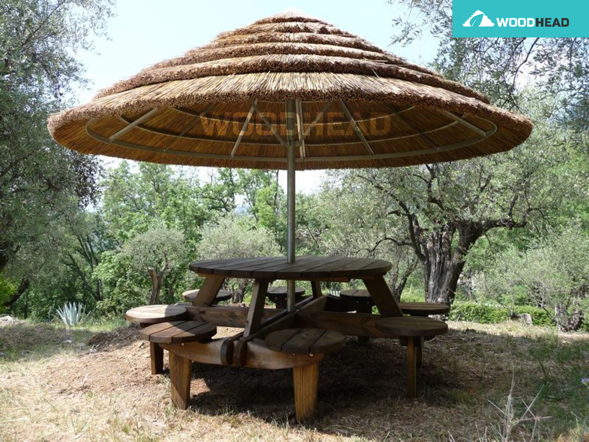 Маты из камыша на зонтики Гавайки.